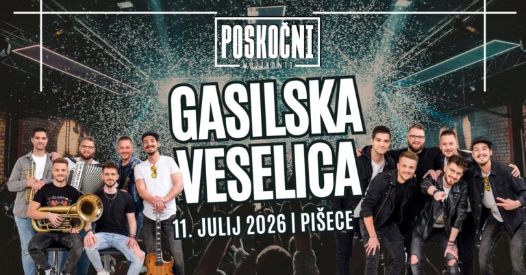 Gasilska veselica Pišece 2026 | Poskočni muzikanti — PGD Pišece