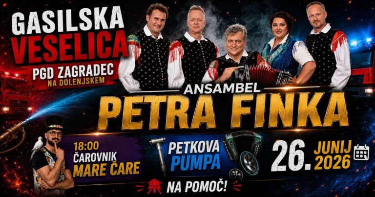 GASILSKA VESELICA I Ansambel Petra Finka I PGD Zagradec na Dolenjskem — Pgd Zagradec na Dolenjskem