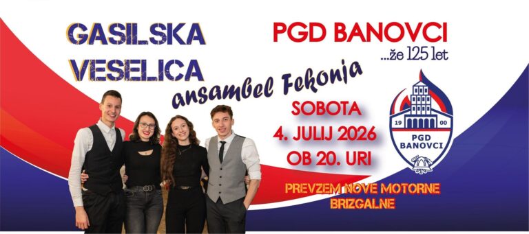 Gasilska veselica PGD Banovci — 