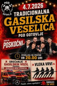 TRADICIONALNA GASILSKA VESELICA PGD GOTOVLJE — PGD Gotovlje