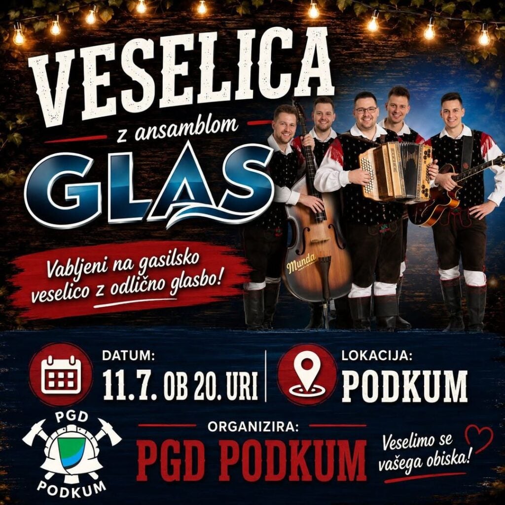 Gasilska veselica z Ansamblom GLAS