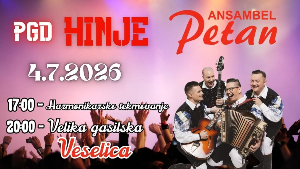 Gasilska veselica 2026 z ansamblom Petan | 33. tradicionalno tekmovanje harmonikarjev