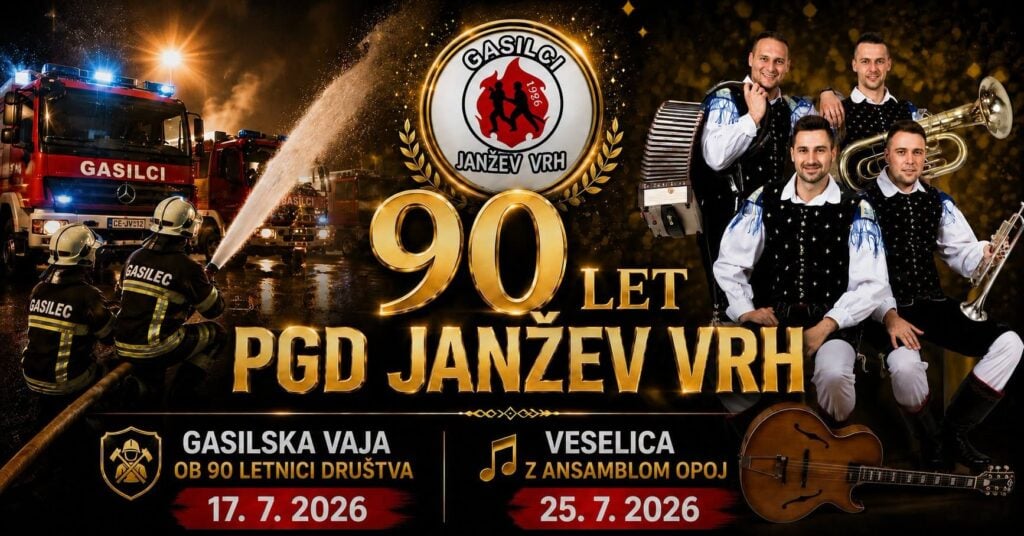 90 let PGD Janžev Vrh – Veselica z Ansamblom Opoj