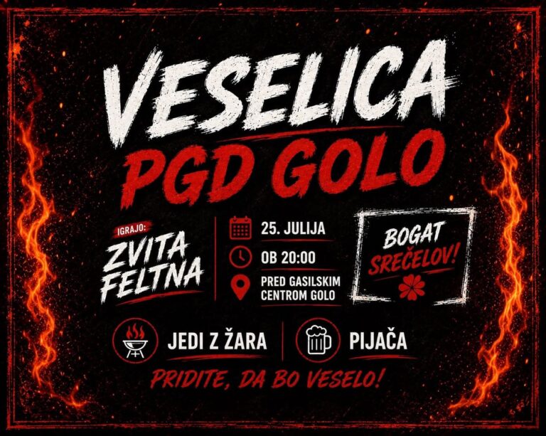 Veselica PGD Golo z Zvito feltno — PGD Golo