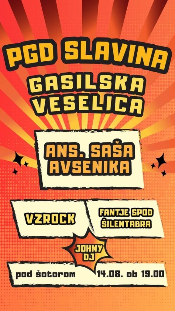 VELIKA GASILSKA VESELICA PGD SLAVINA 2026