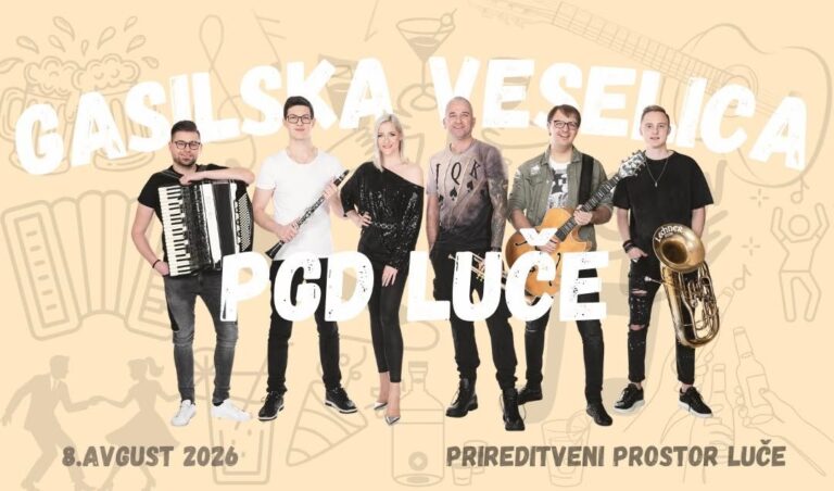 Gasilska veselica PGD Luče: S.O.S. kvintet — Pgd Luče