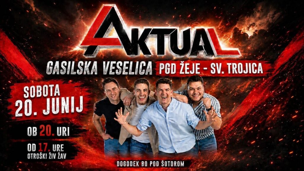 🔥 GASILSKA VESELICA ŽEJE (Domžale) 2026 🔥 | Ansambel Aktual 🪗🎶 — PGD Žeje - Sv. Trojica