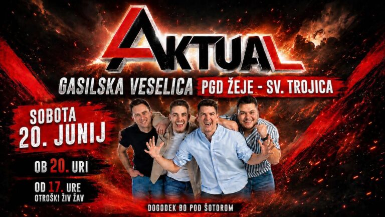 🔥 GASILSKA VESELICA ŽEJE (Domžale) 2026 🔥 | Ansambel Aktual 🪗🎶 — PGD Žeje - Sv. Trojica