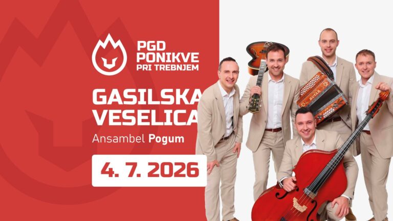 VESELICA PGD PONIKVE // ANSAMBEL POGUM // 4.7.2026 — PGD Ponikve pri Trebnjem