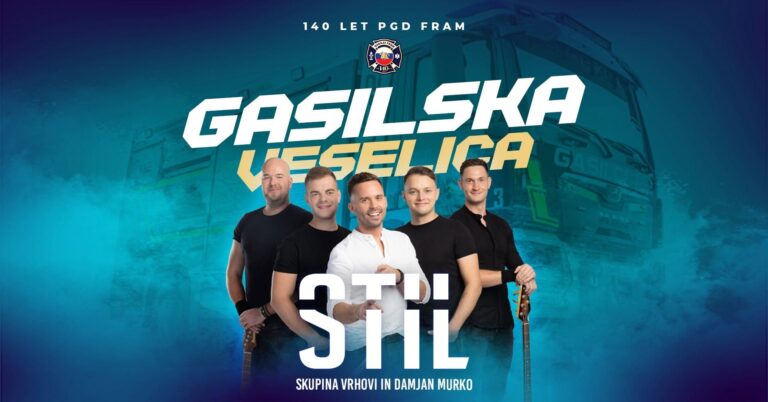 Veselica z Ansamblom STIL ter gosti. Krst vozila GVC – 2 — PGD FRAM