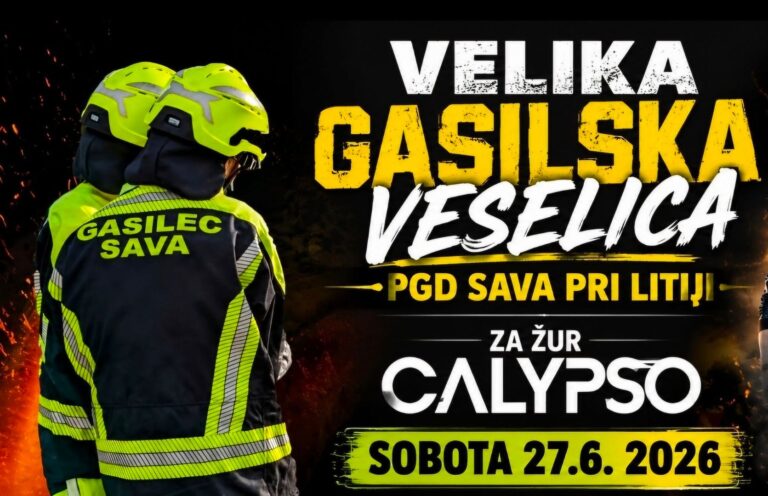 Gasilska veselica PGD SAVA s skupino CALYPSO — PGD Sava