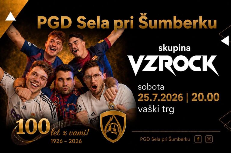 Gasilska veselica PGD Sela pri Šumberku z VZROCKOM — PGD Sela pri Šumberku