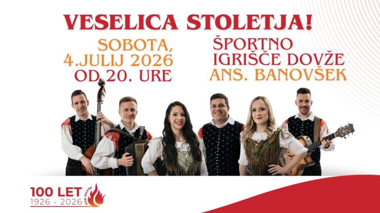 VESELICA STOLETJA z ans. Banovšek – 100 LET PGD Dovže — PGD Dovže