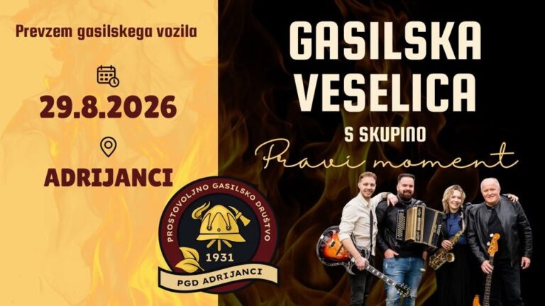 Prevzem gasilskega vozila in veselica 🚒 PGD ADRIJANCI x PRAVI MOMENT — 