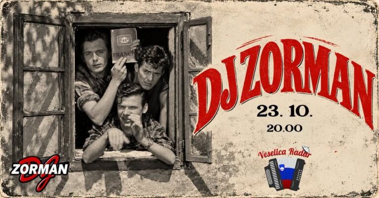 DJ ZORMAN + VESELICA RADAR | petek, 23. 10. — 